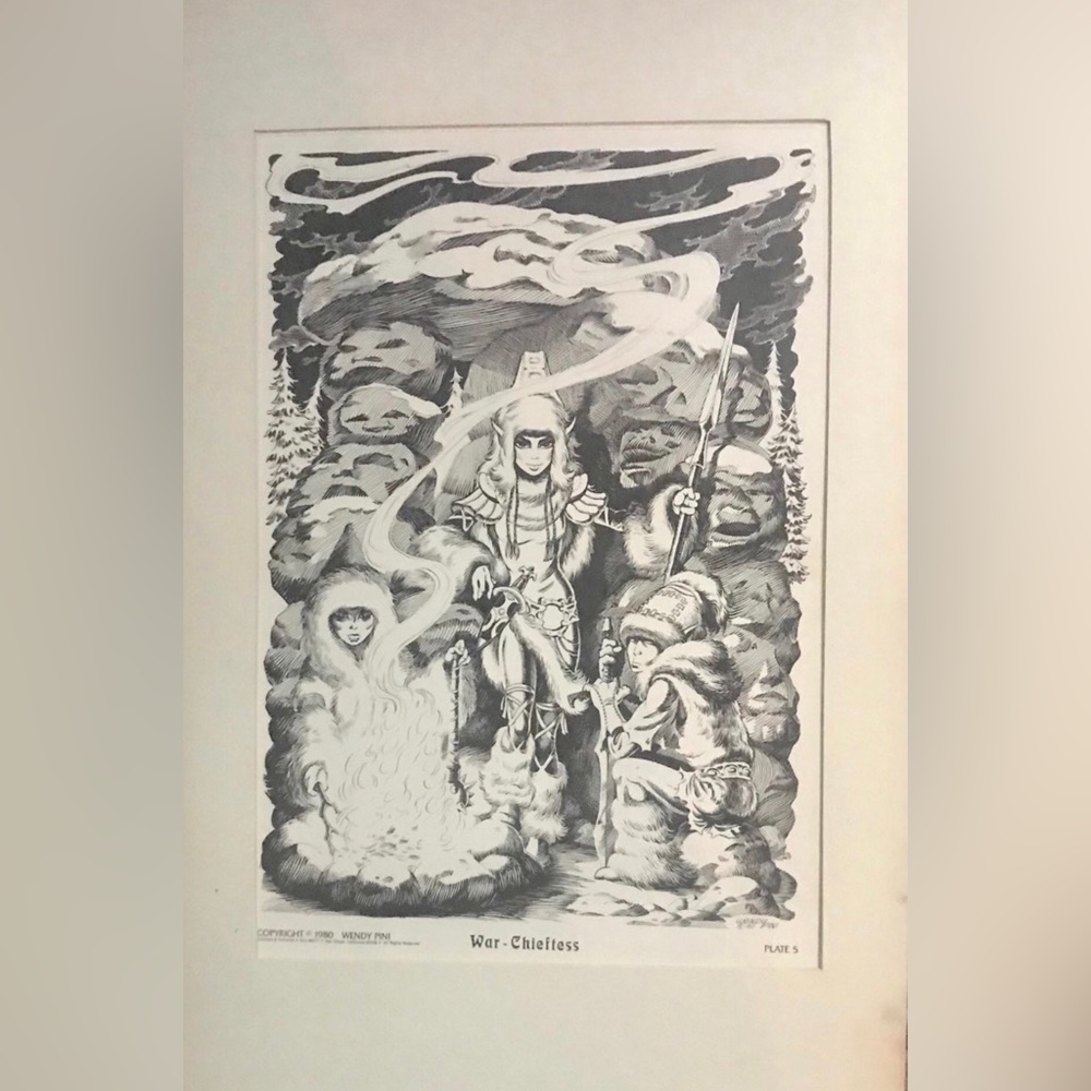 ELFQUEST WENDY PINI WAR CHIEFTESS LIMITED EDITION PLATE